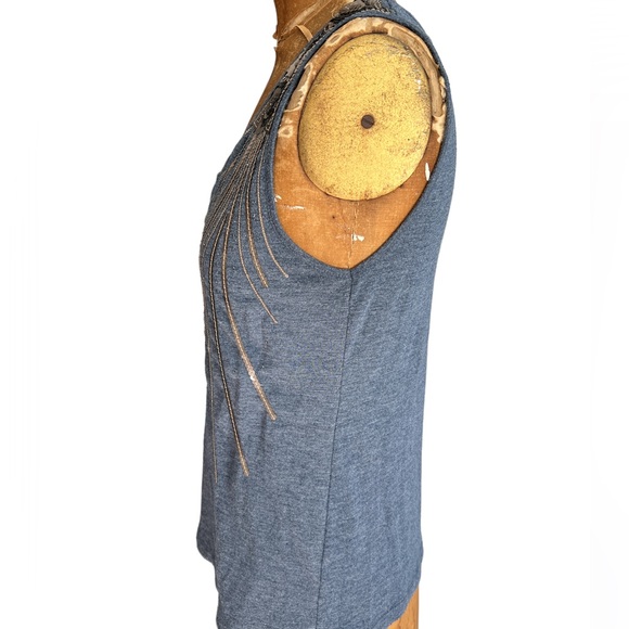 JLO JENNIFER LOPEZ GOLD SEQUINS TANK SZ LARGE EUC 90s VINTAGE TRENDY A343 - Picture 4 of 9